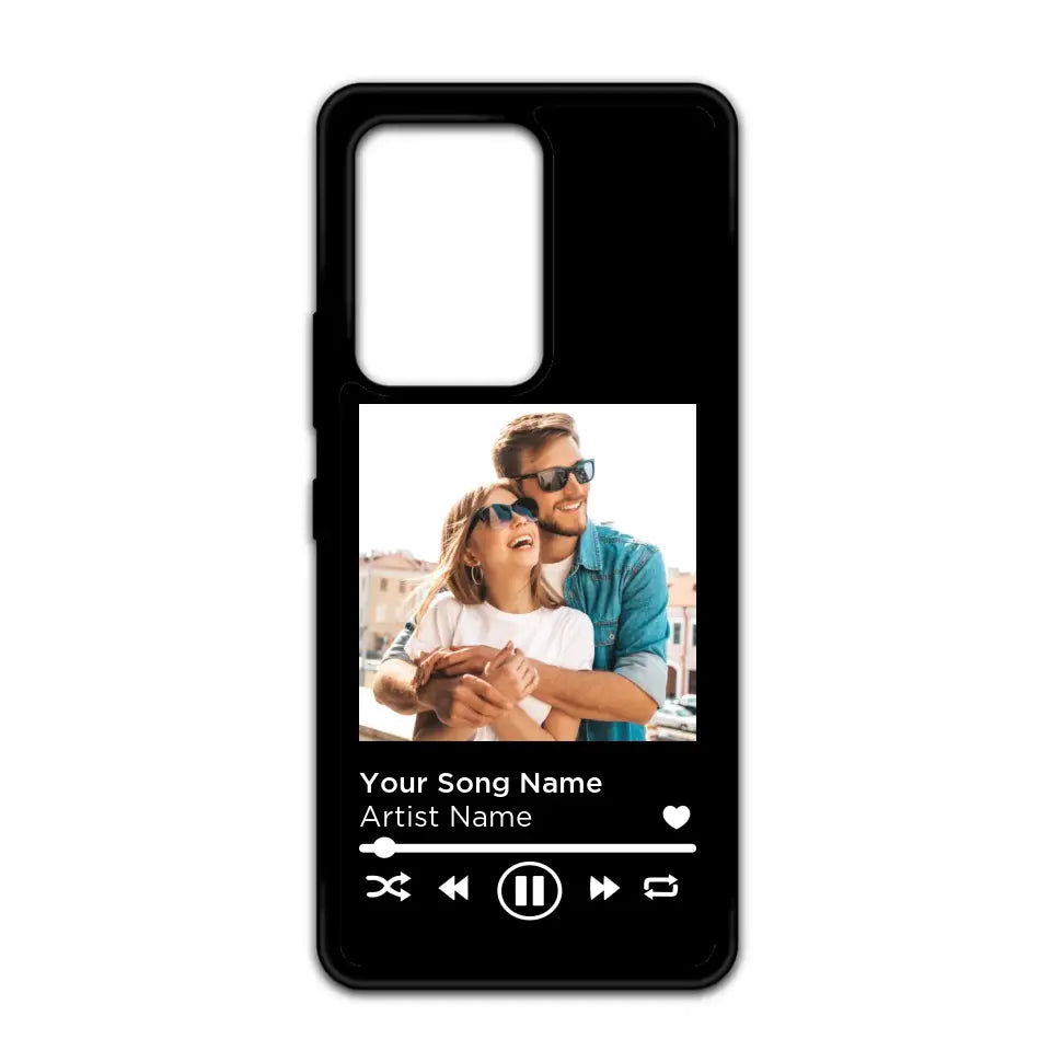 Custom Personalised Spotify Music Player Rubber TPU Case for iPhone, Samsung & Pixel