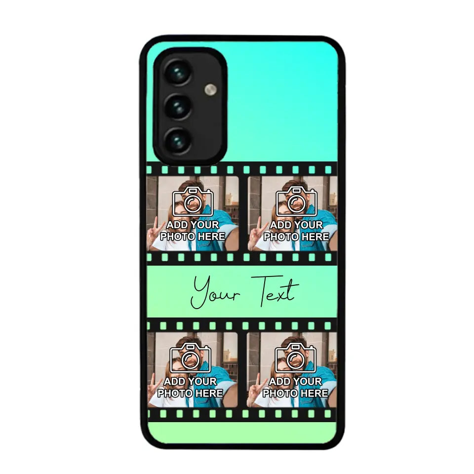 Film Reel No.2 Custom Photos Personalised Rubber TPU Case for iPhone, Samsung & Pixel