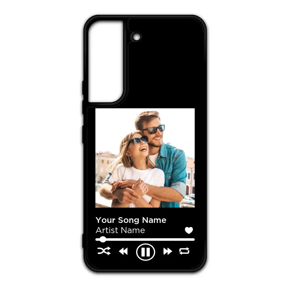 Custom Personalised Spotify Music Player Rubber TPU Case for iPhone, Samsung & Pixel