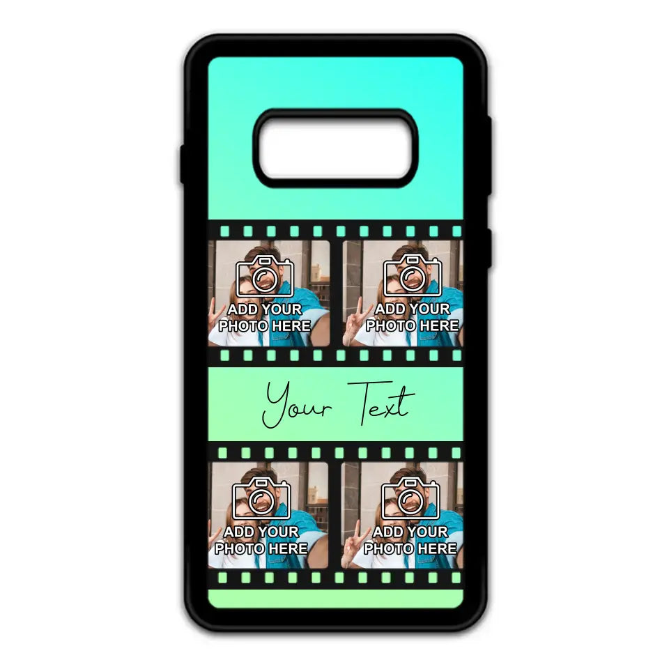 Film Reel No.2 Custom Photos Personalised Rubber TPU Case for iPhone, Samsung & Pixel