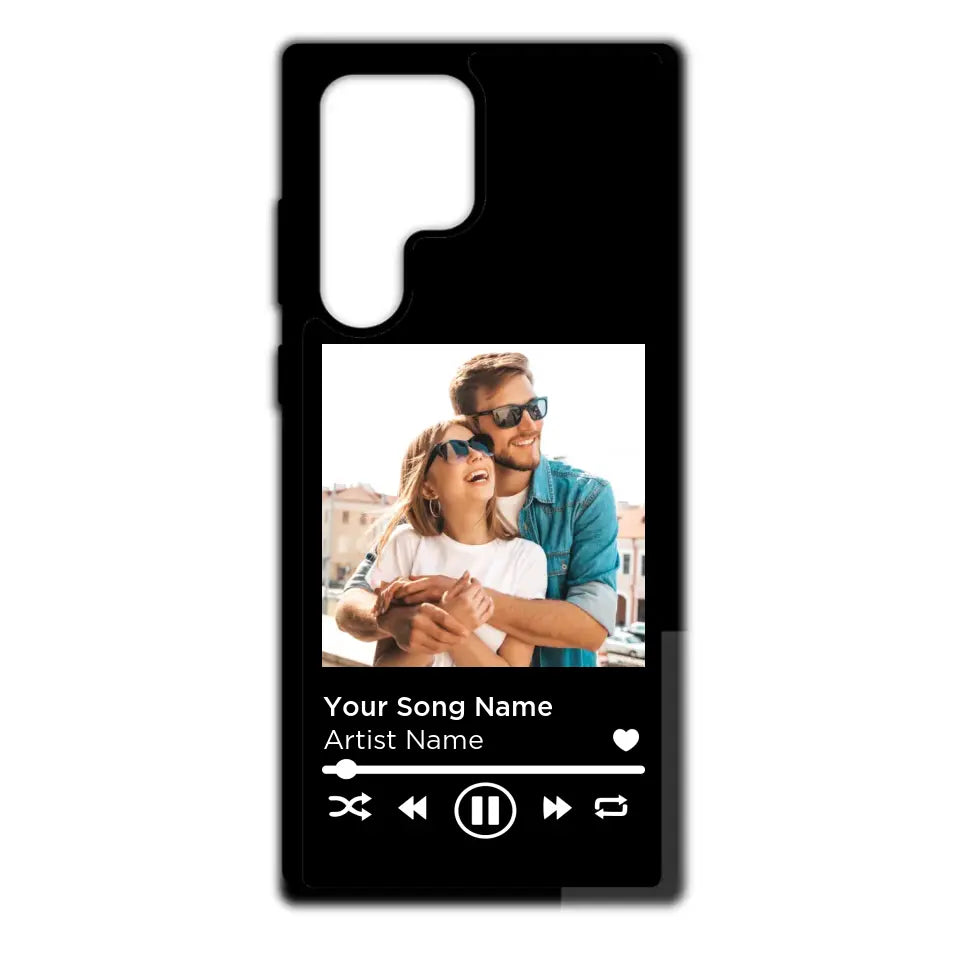 Custom Personalised Spotify Music Player Rubber TPU Case for iPhone, Samsung & Pixel