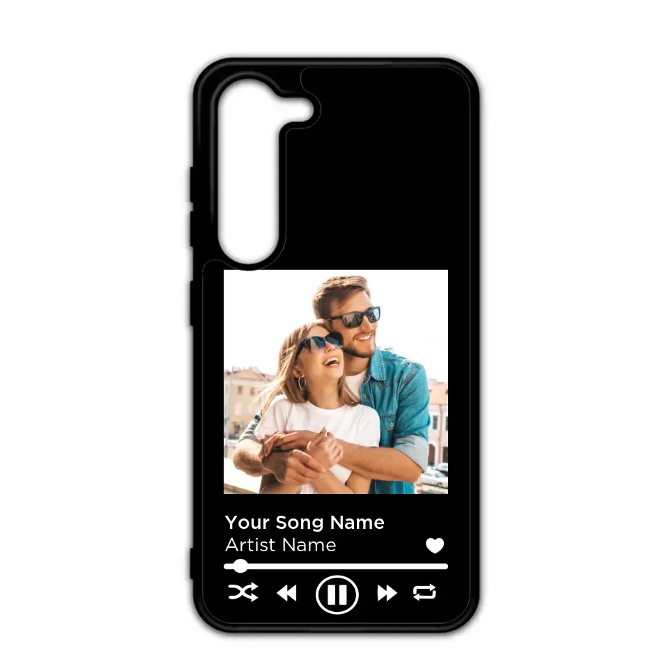 Custom Personalised Spotify Music Player Rubber TPU Case for iPhone, Samsung & Pixel