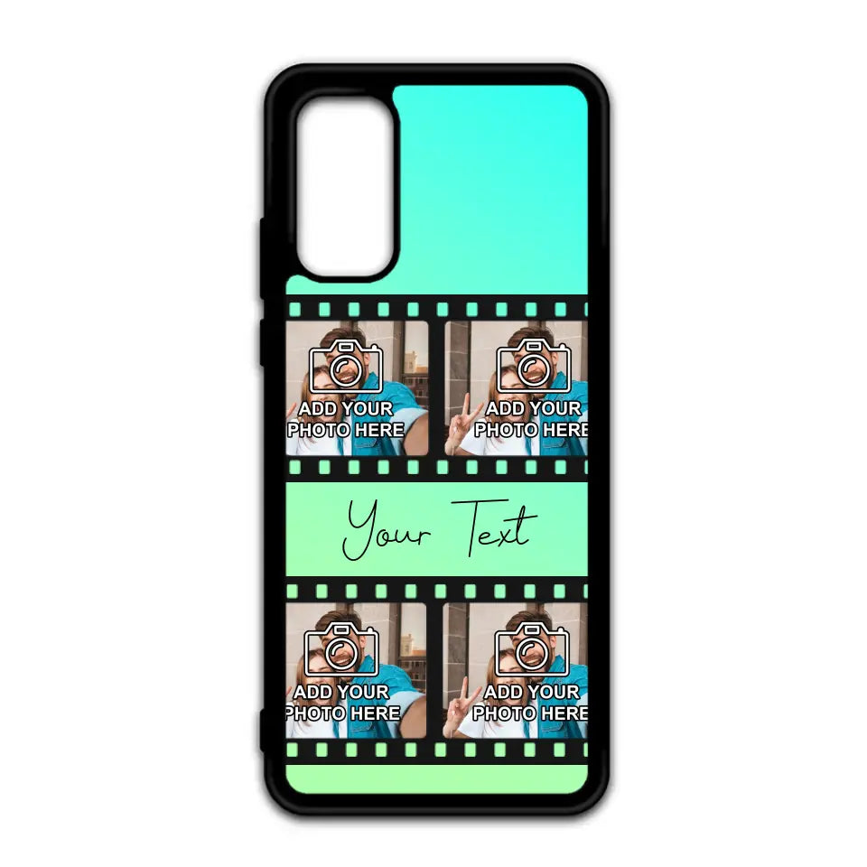 Film Reel No.2 Custom Photos Personalised Rubber TPU Case for iPhone, Samsung & Pixel