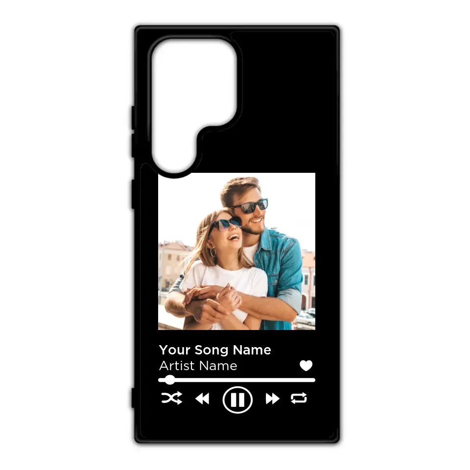 Custom Personalised Spotify Music Player Rubber TPU Case for iPhone, Samsung & Pixel