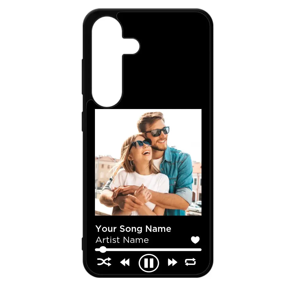 Custom Personalised Spotify Music Player Rubber TPU Case for iPhone, Samsung & Pixel