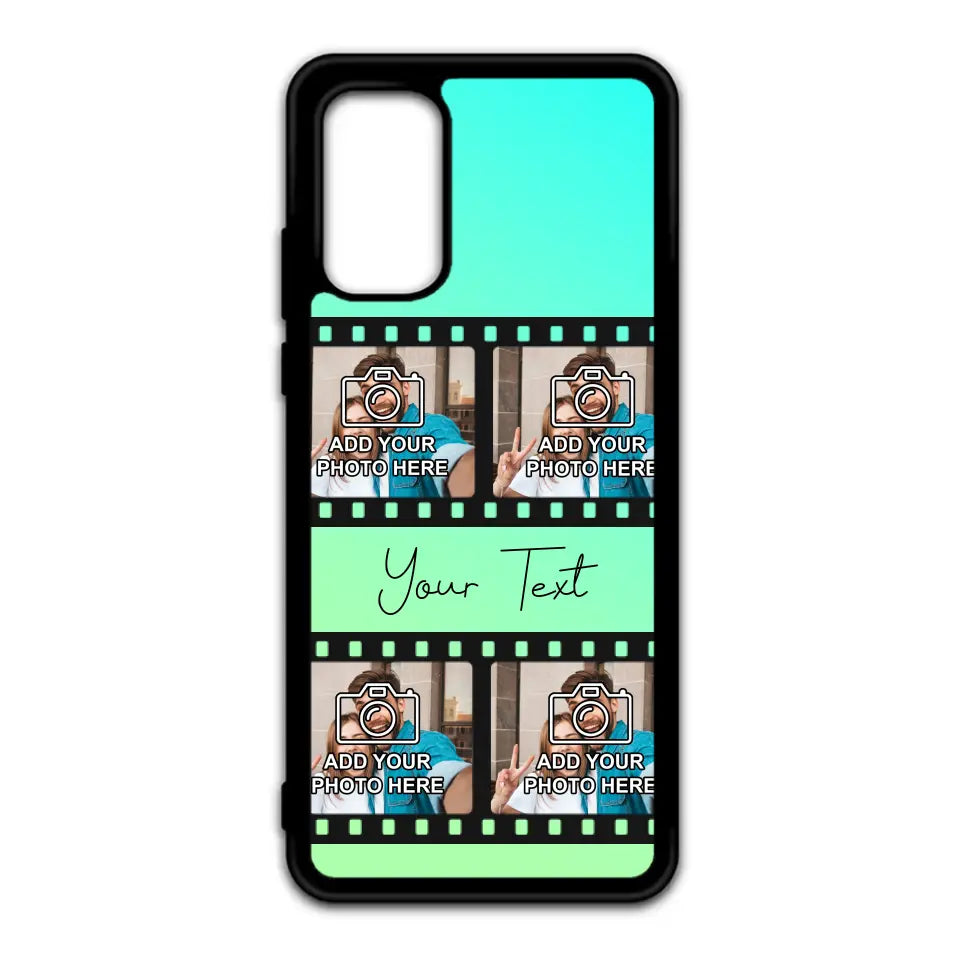 Film Reel No.2 Custom Photos Personalised Rubber TPU Case for iPhone, Samsung & Pixel