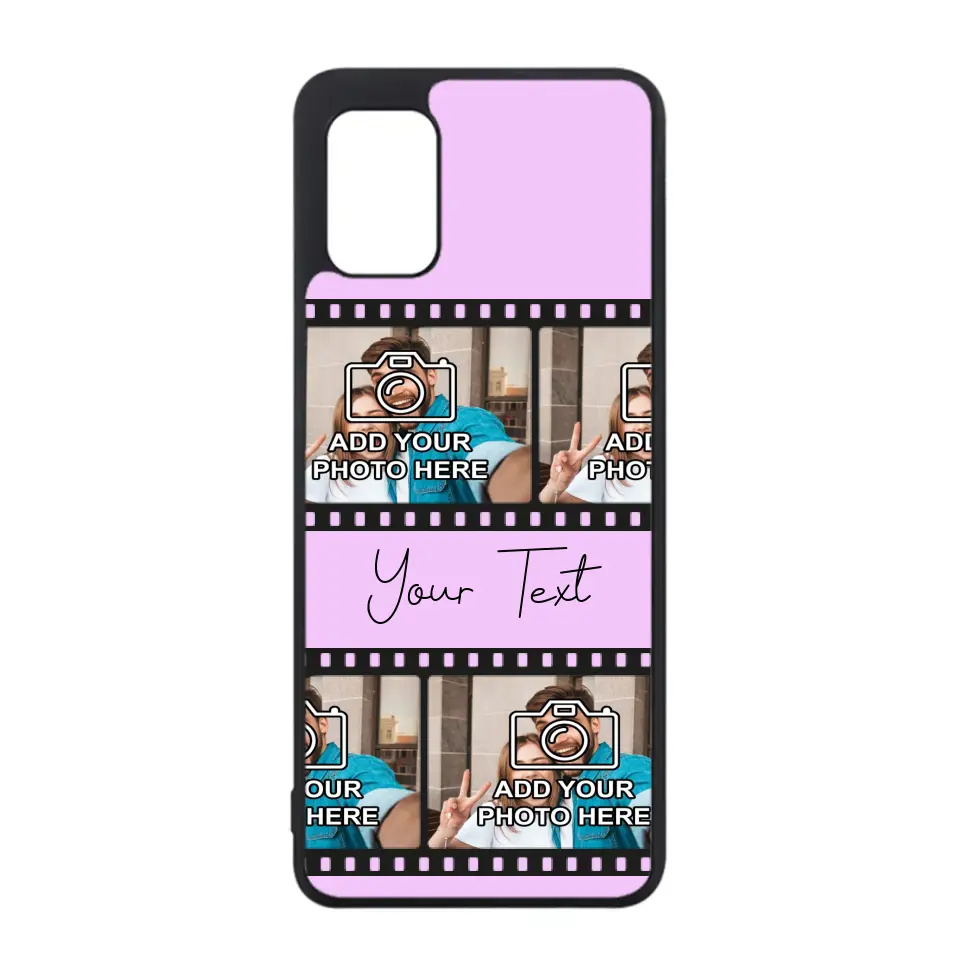 Custom Personalised Film Reel No.3 Rubber TPU Case for iPhone, Samsung & Pixel