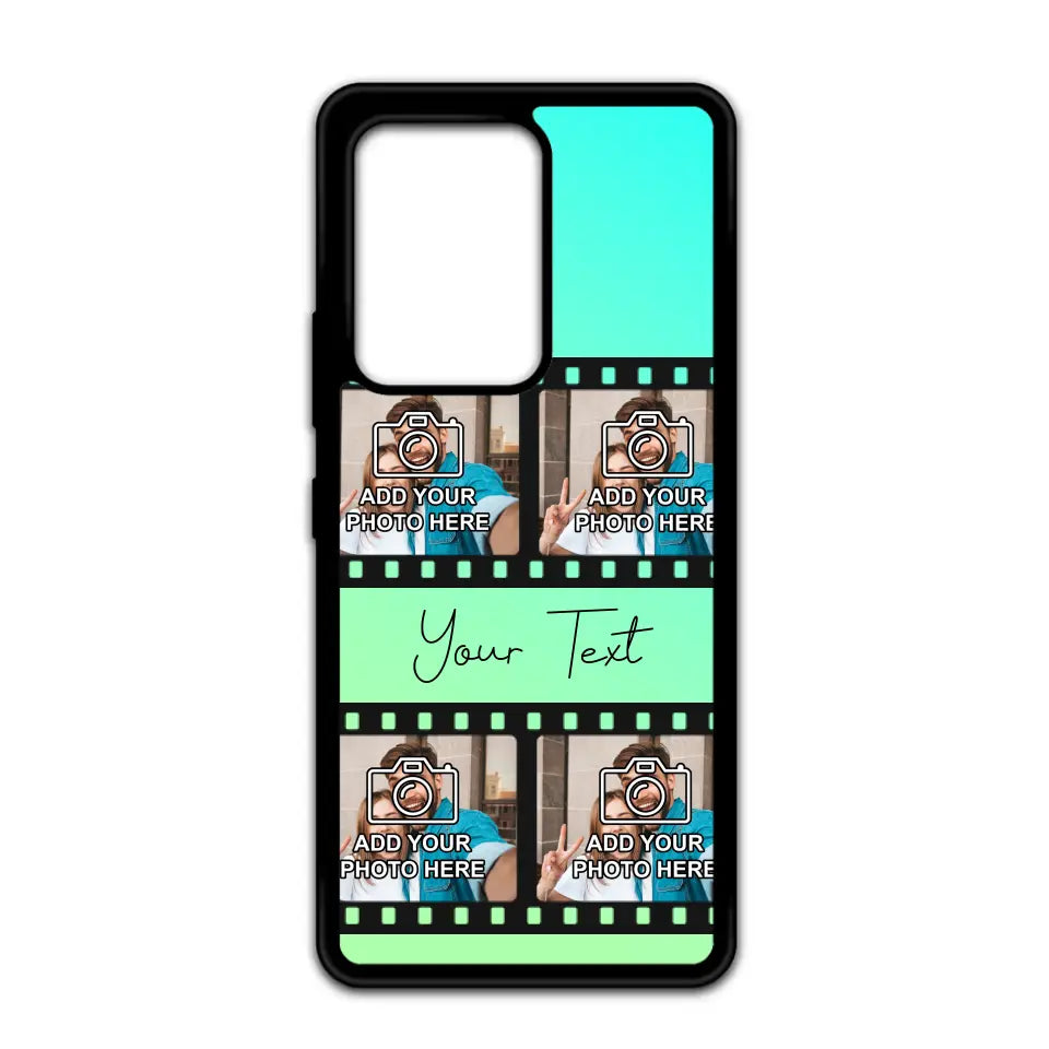 Film Reel No.2 Custom Photos Personalised Rubber TPU Case for iPhone, Samsung & Pixel