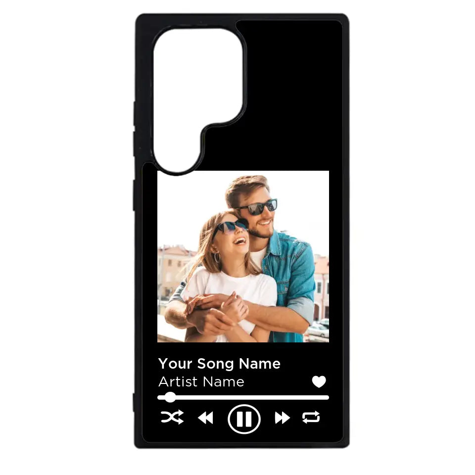 Custom Personalised Spotify Music Player Rubber TPU Case for iPhone, Samsung & Pixel