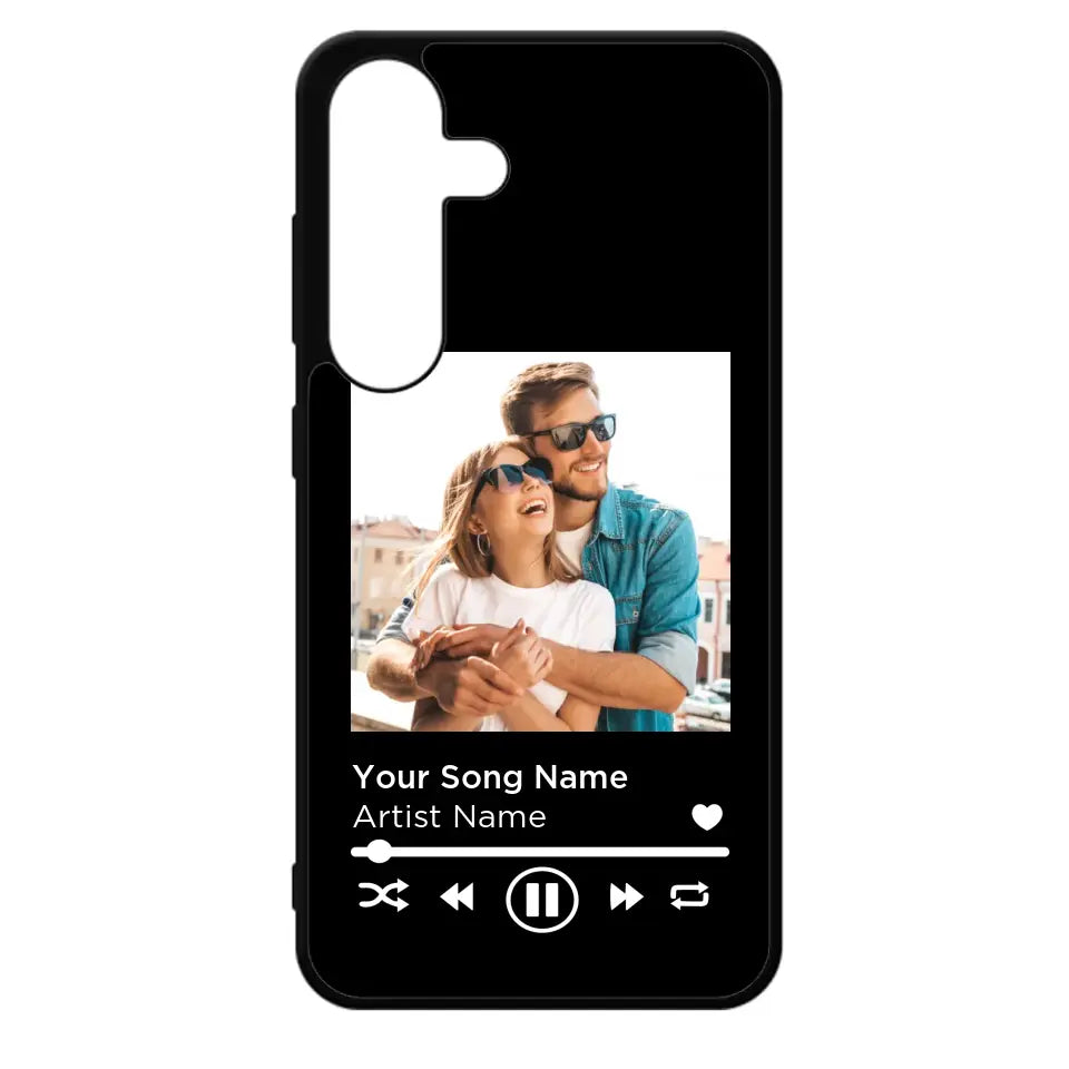 Custom Personalised Spotify Music Player Rubber TPU Case for iPhone, Samsung & Pixel