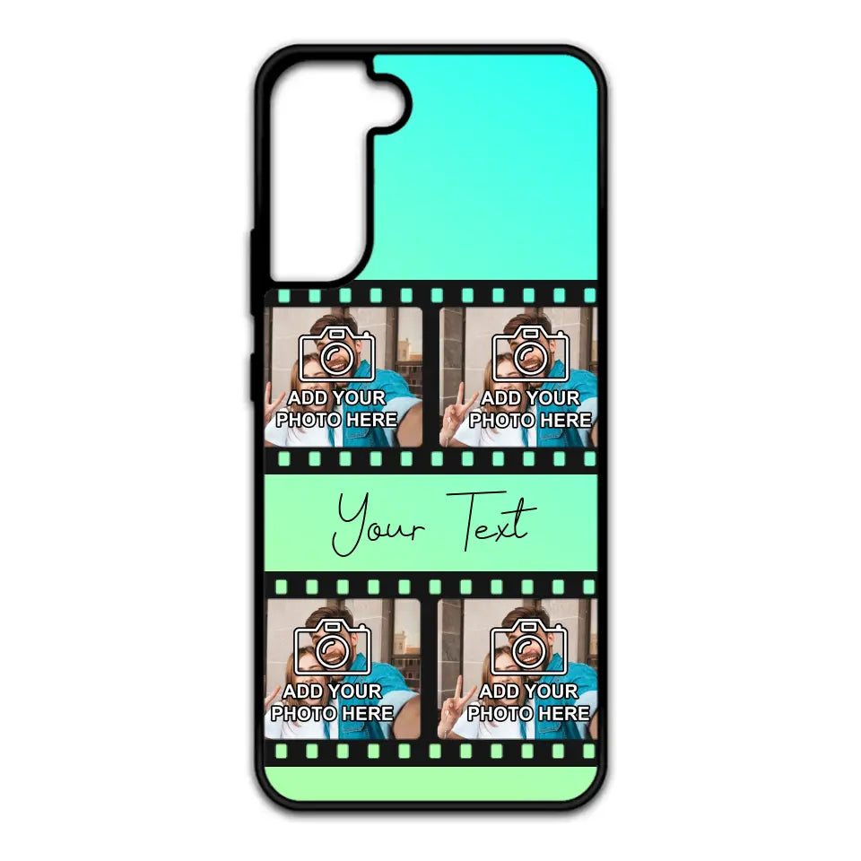 Film Reel No.2 Custom Photos Personalised Rubber TPU Case for iPhone, Samsung & Pixel