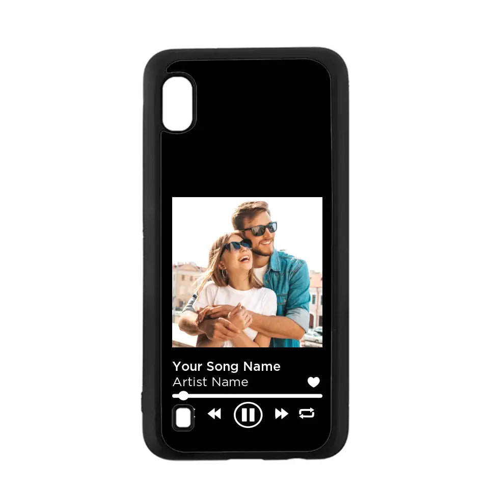 Custom Personalised Spotify Music Player Rubber TPU Case for iPhone, Samsung & Pixel