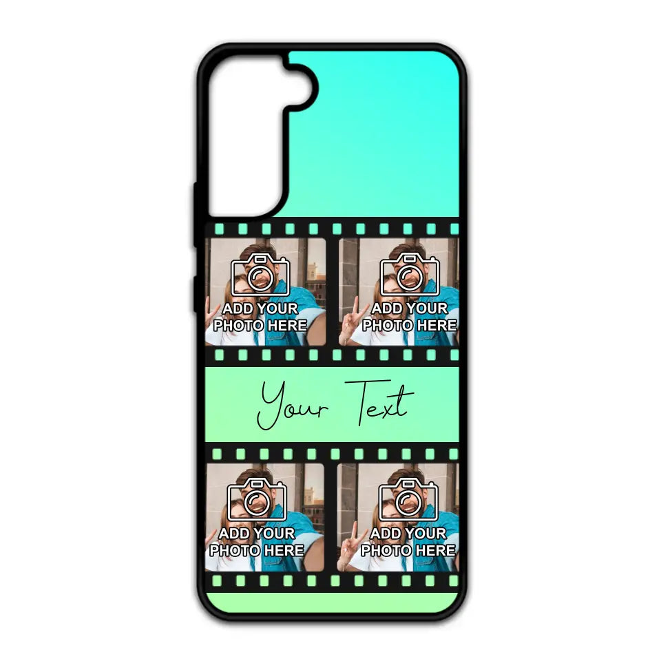 Film Reel No.2 Custom Photos Personalised Rubber TPU Case for iPhone, Samsung & Pixel