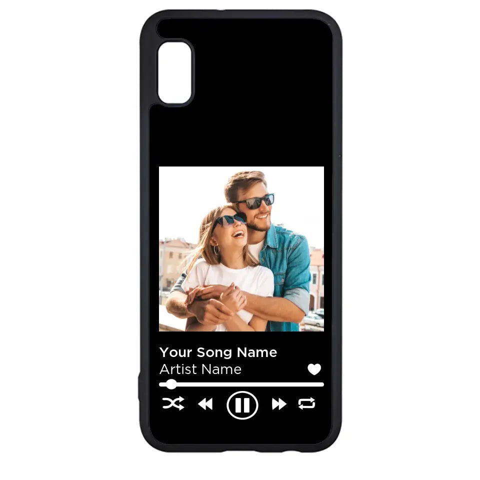 Custom Personalised Spotify Music Player Rubber TPU Case for iPhone, Samsung & Pixel