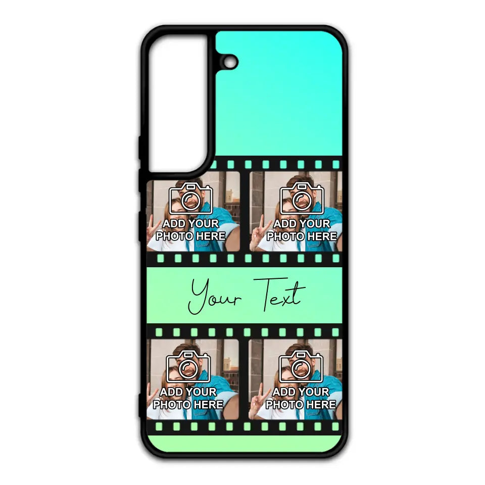 Film Reel No.2 Custom Photos Personalised Rubber TPU Case for iPhone, Samsung & Pixel