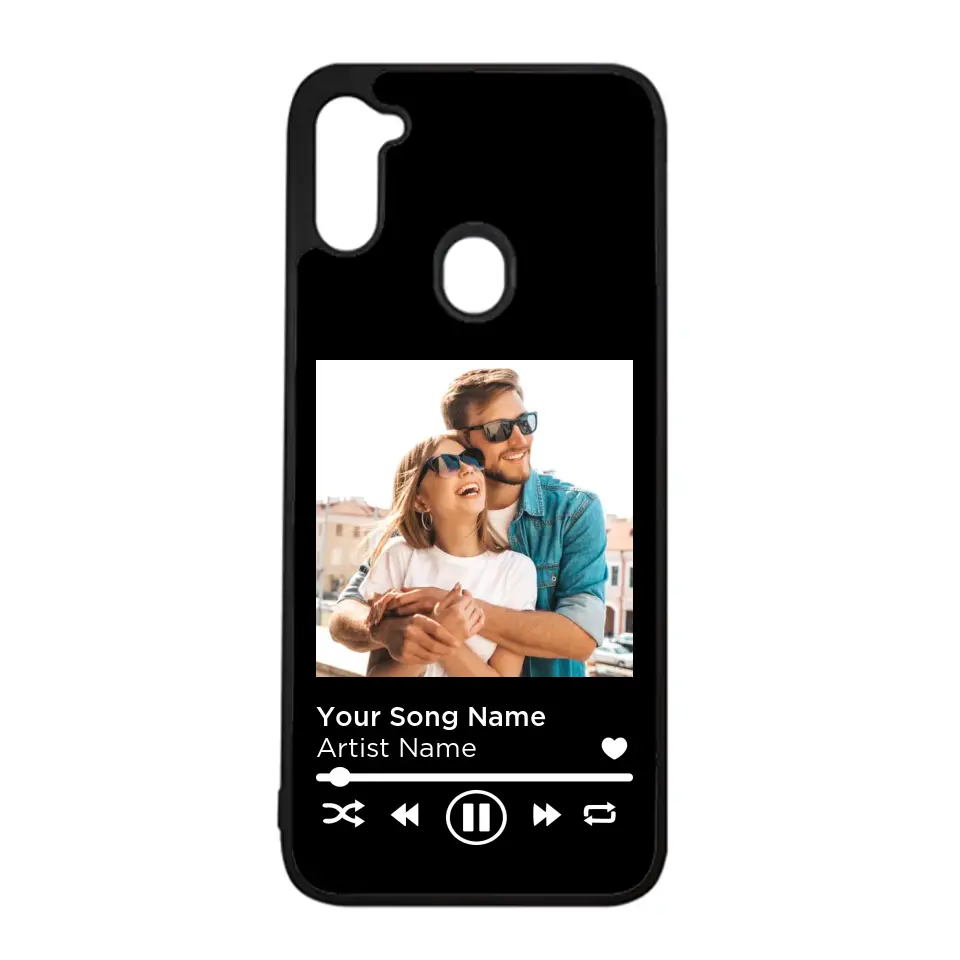 Custom Personalised Spotify Music Player Rubber TPU Case for iPhone, Samsung & Pixel