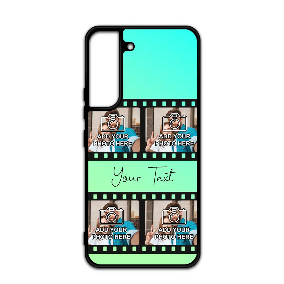 Film Reel No.2 Custom Photos Personalised Rubber TPU Case for iPhone, Samsung & Pixel