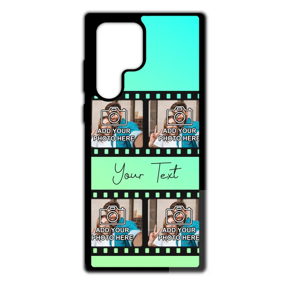 Film Reel No.2 Custom Photos Personalised Rubber TPU Case for iPhone, Samsung & Pixel