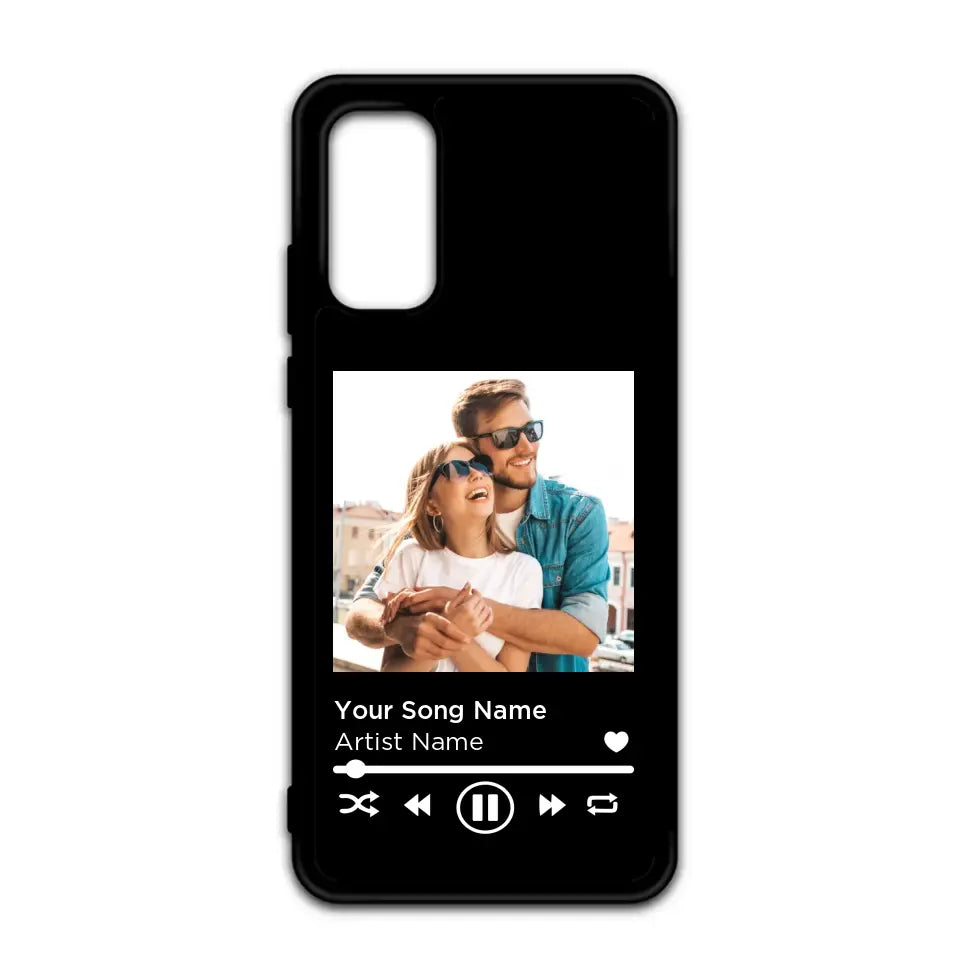 Custom Personalised Spotify Music Player Rubber TPU Case for iPhone, Samsung & Pixel