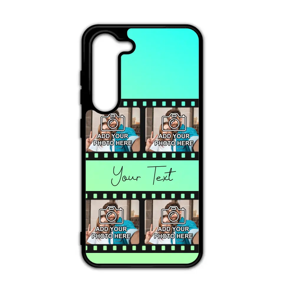 Film Reel No.2 Custom Photos Personalised Rubber TPU Case for iPhone, Samsung & Pixel