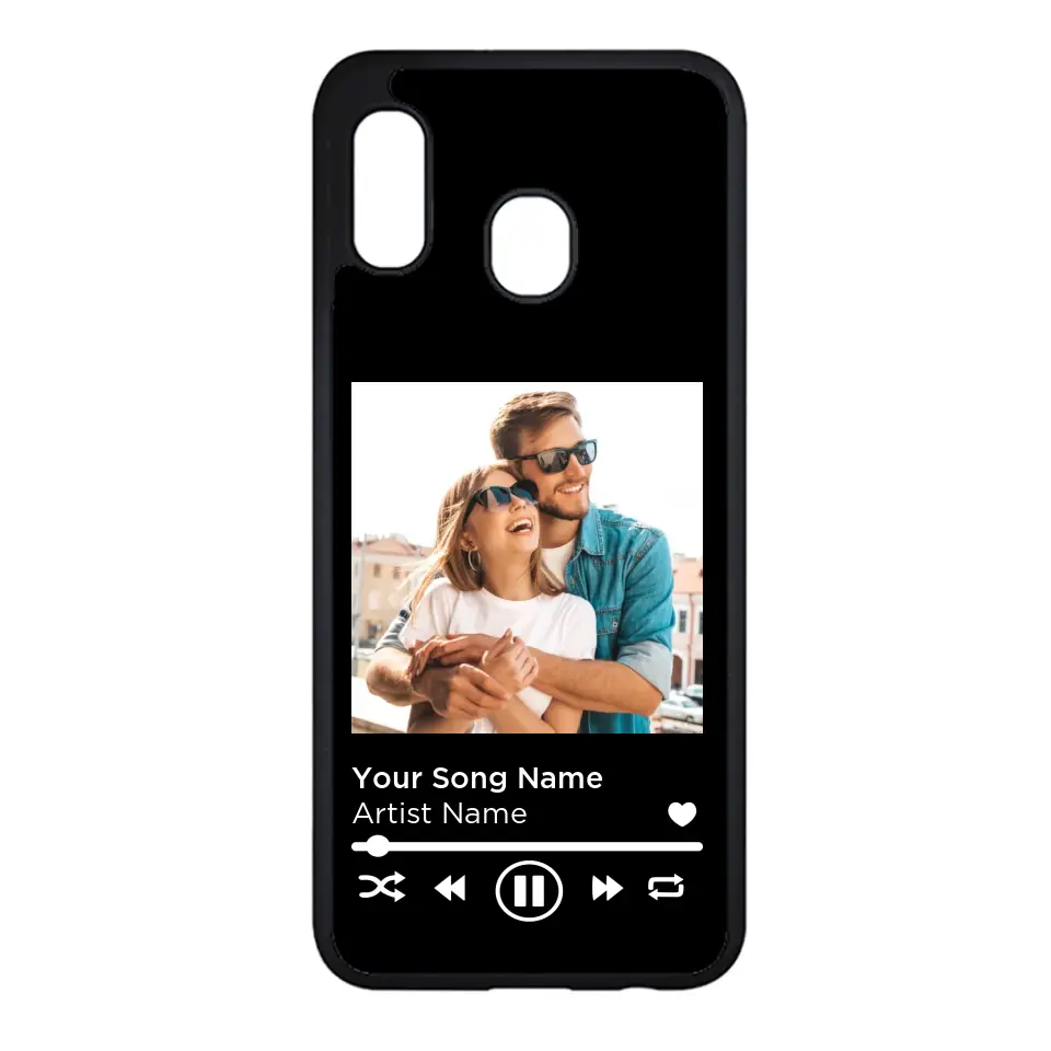 Custom Personalised Spotify Music Player Rubber TPU Case for iPhone, Samsung & Pixel