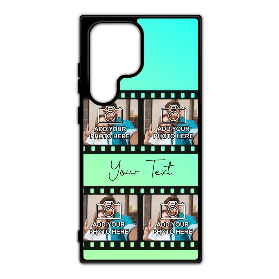 Film Reel No.2 Custom Photos Personalised Rubber TPU Case for iPhone, Samsung & Pixel