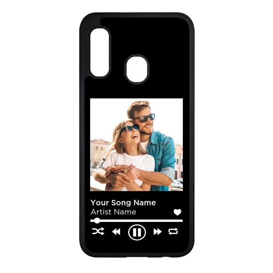 Custom Personalised Spotify Music Player Rubber TPU Case for iPhone, Samsung & Pixel