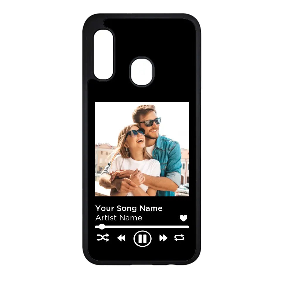 Custom Personalised Spotify Music Player Rubber TPU Case for iPhone, Samsung & Pixel