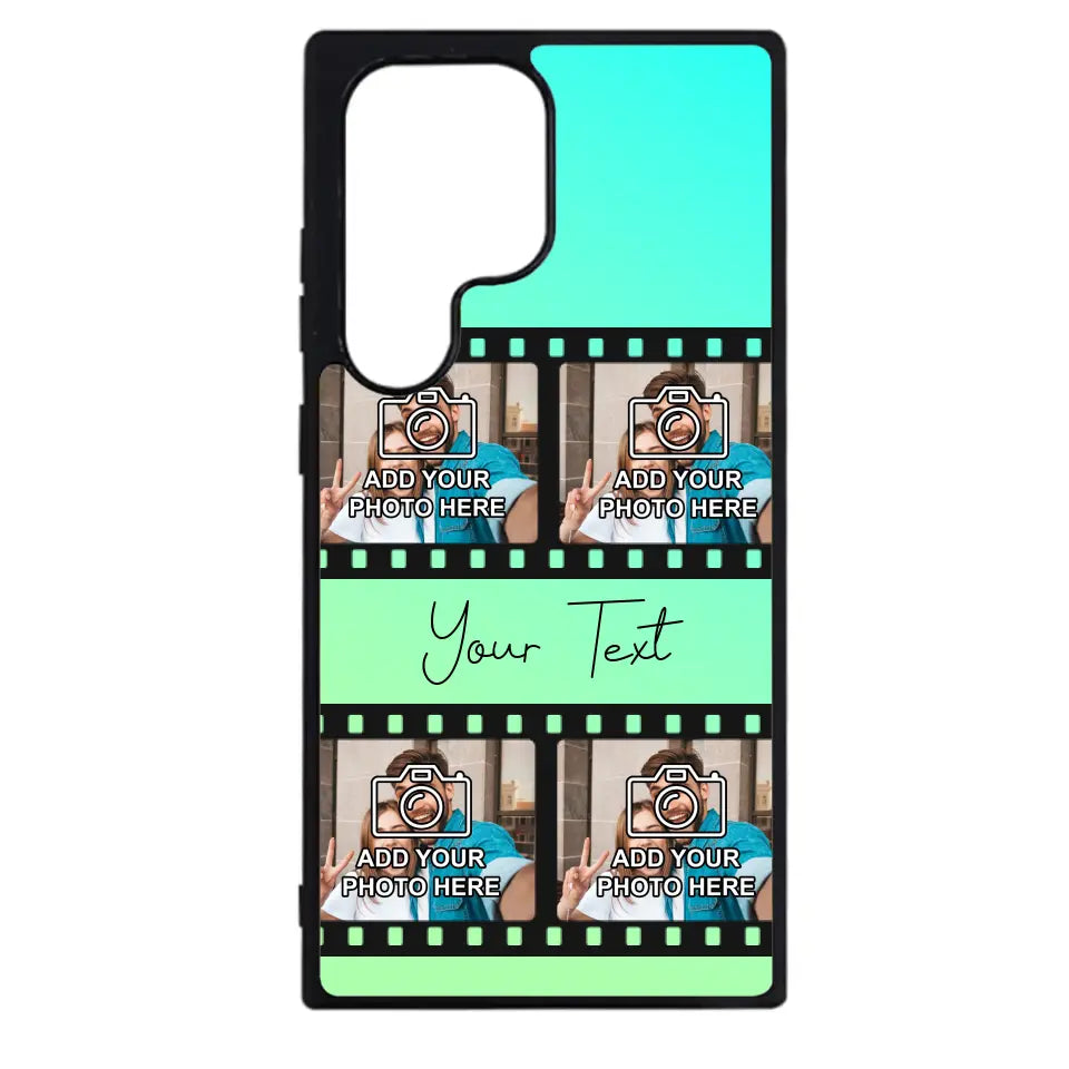 Film Reel No.2 Custom Photos Personalised Rubber TPU Case for iPhone, Samsung & Pixel