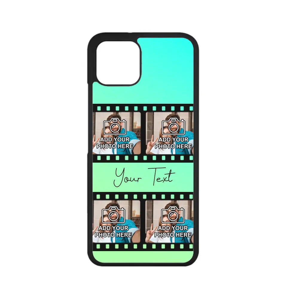 Film Reel No.2 Custom Photos Personalised Rubber TPU Case for iPhone, Samsung & Pixel