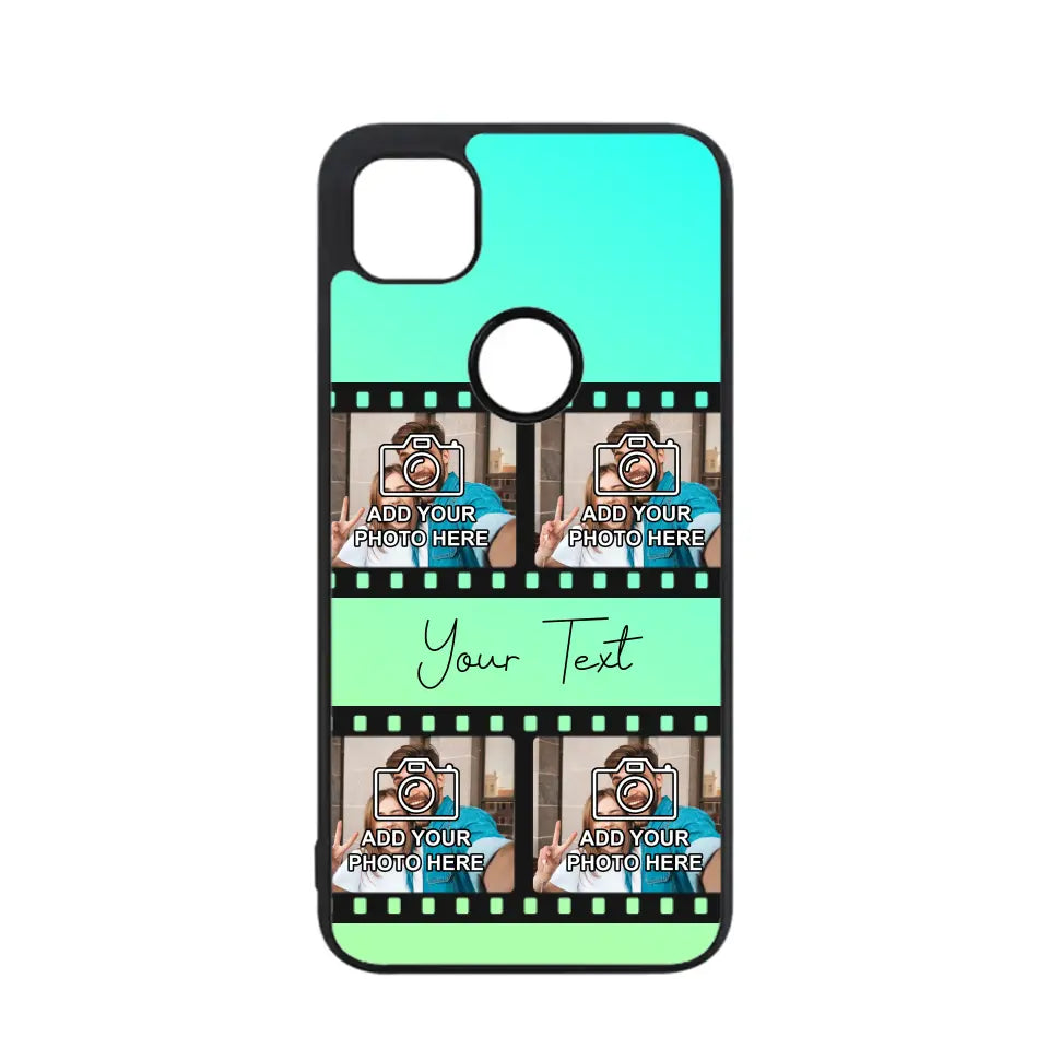 Film Reel No.2 Custom Photos Personalised Rubber TPU Case for iPhone, Samsung & Pixel