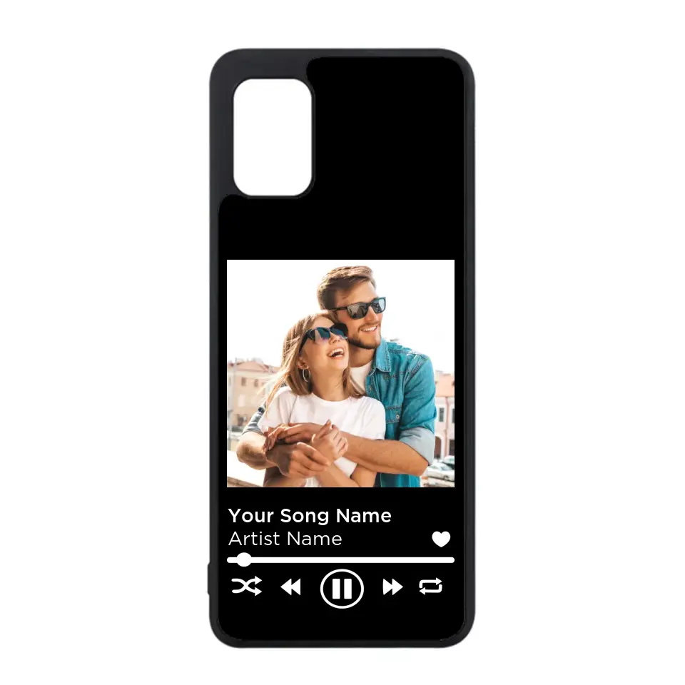 Custom Personalised Spotify Music Player Rubber TPU Case for iPhone, Samsung & Pixel