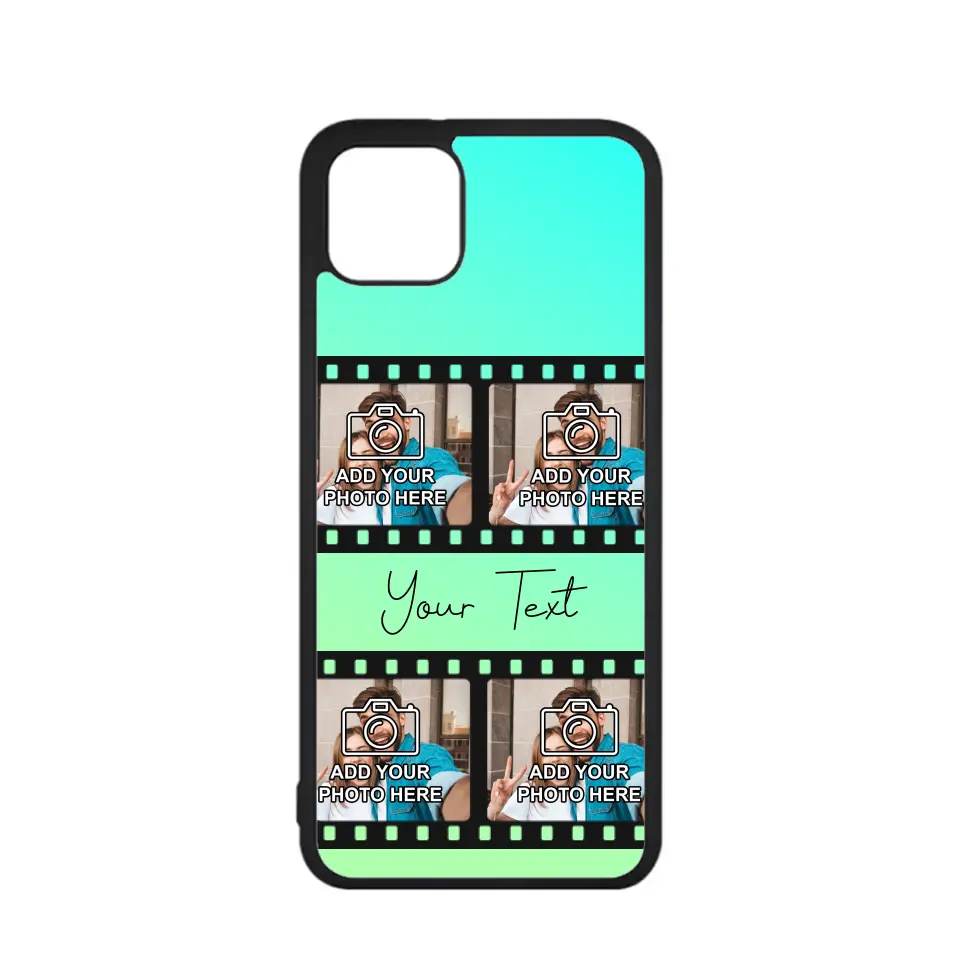 Film Reel No.2 Custom Photos Personalised Rubber TPU Case for iPhone, Samsung & Pixel