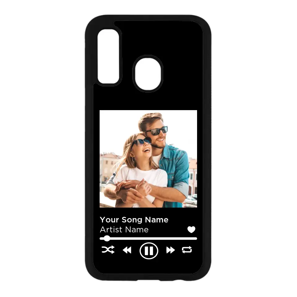 Custom Personalised Spotify Music Player Rubber TPU Case for iPhone, Samsung & Pixel