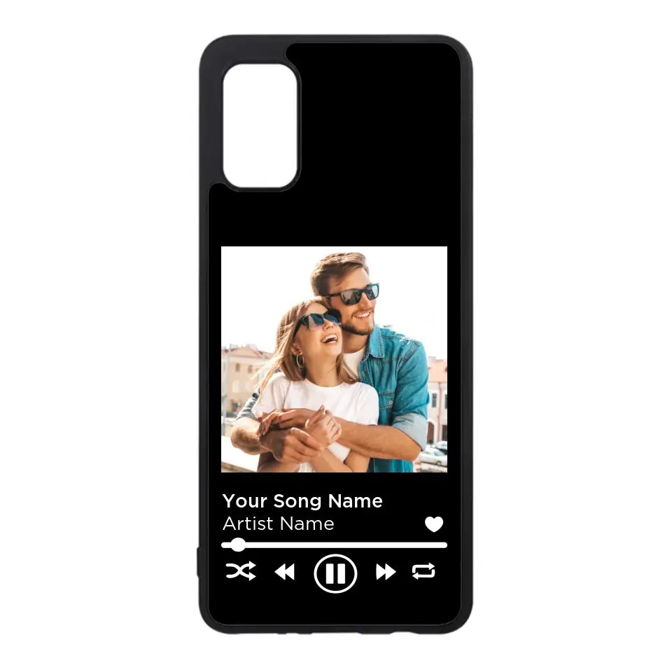 Custom Personalised Spotify Music Player Rubber TPU Case for iPhone, Samsung & Pixel