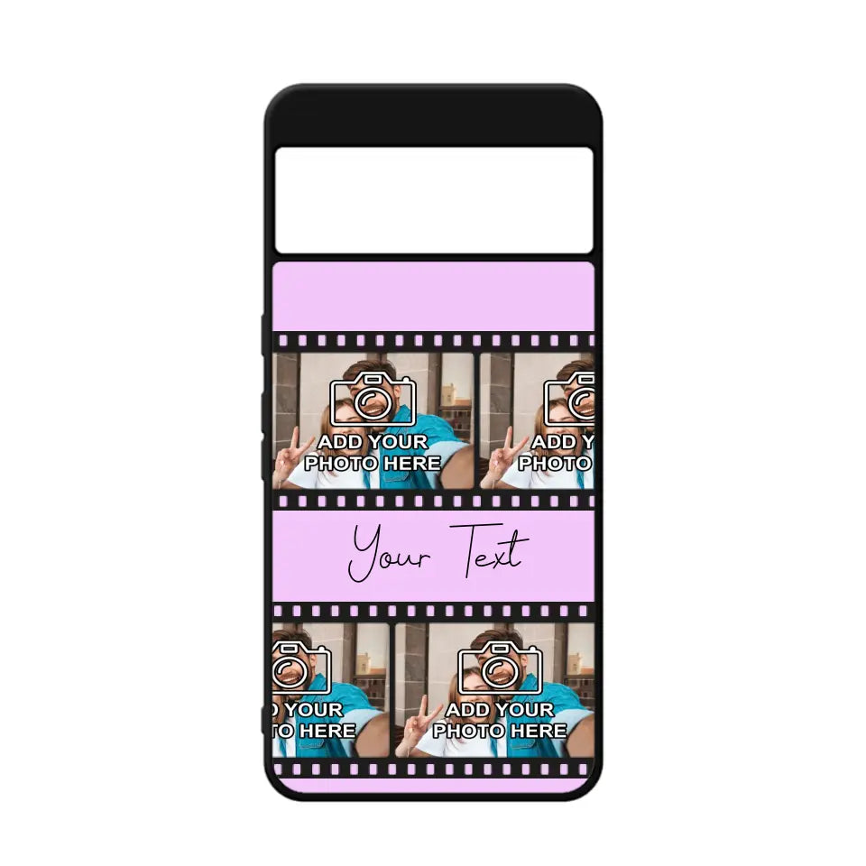 Custom Personalised Film Reel No.3 Rubber TPU Case for iPhone, Samsung & Pixel