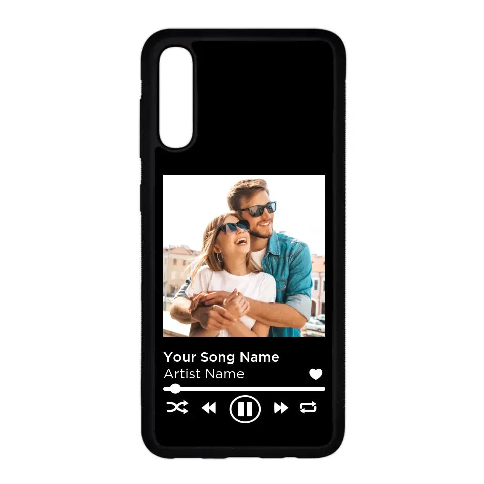 Custom Personalised Spotify Music Player Rubber TPU Case for iPhone, Samsung & Pixel