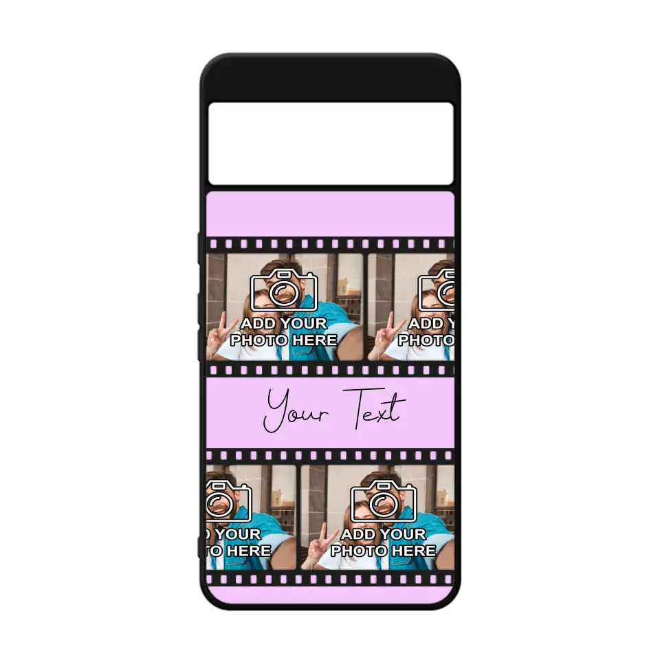 Custom Personalised Film Reel No.3 Rubber TPU Case for iPhone, Samsung & Pixel