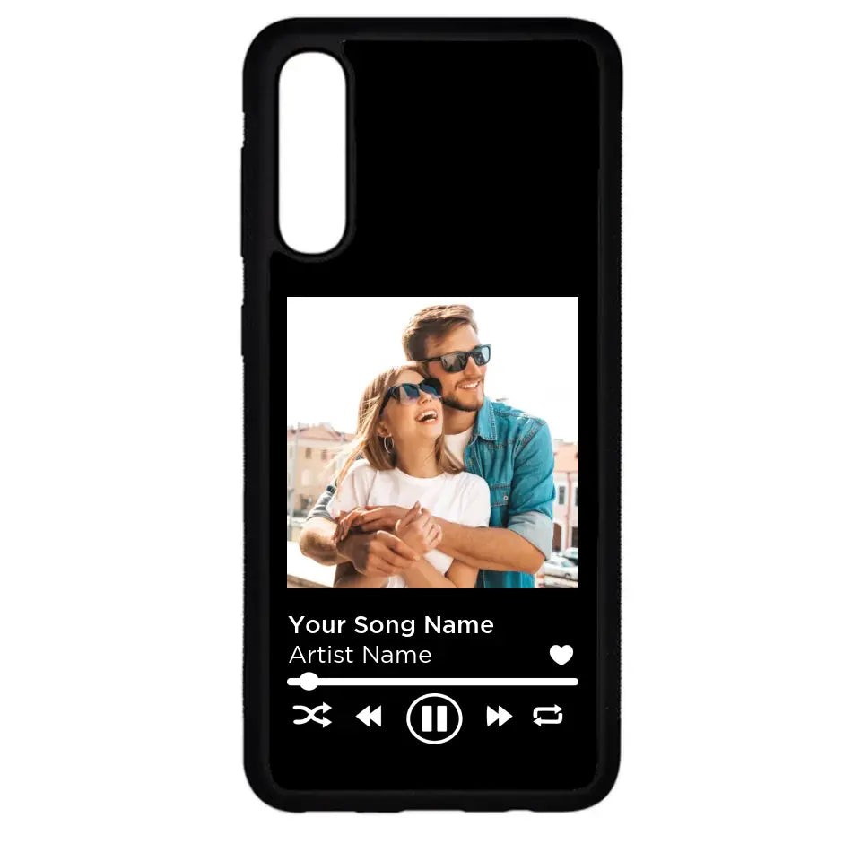 Custom Personalised Spotify Music Player Rubber TPU Case for iPhone, Samsung & Pixel