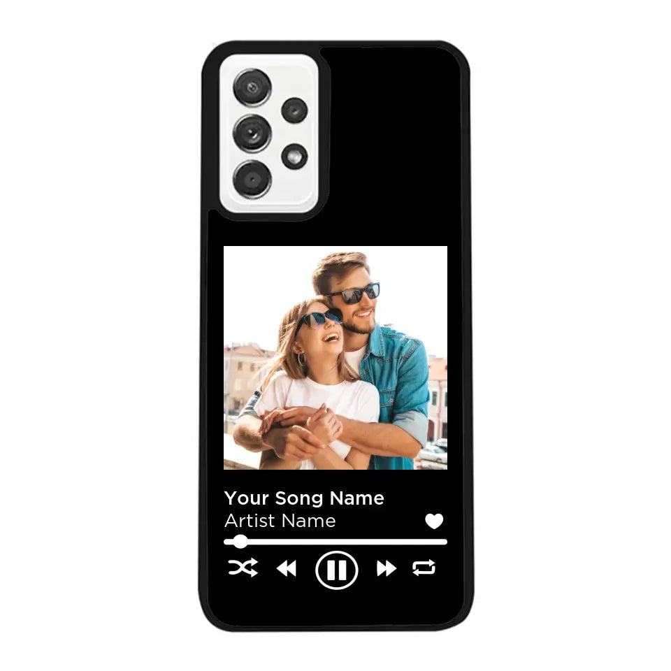 Custom Personalised Spotify Music Player Rubber TPU Case for iPhone, Samsung & Pixel