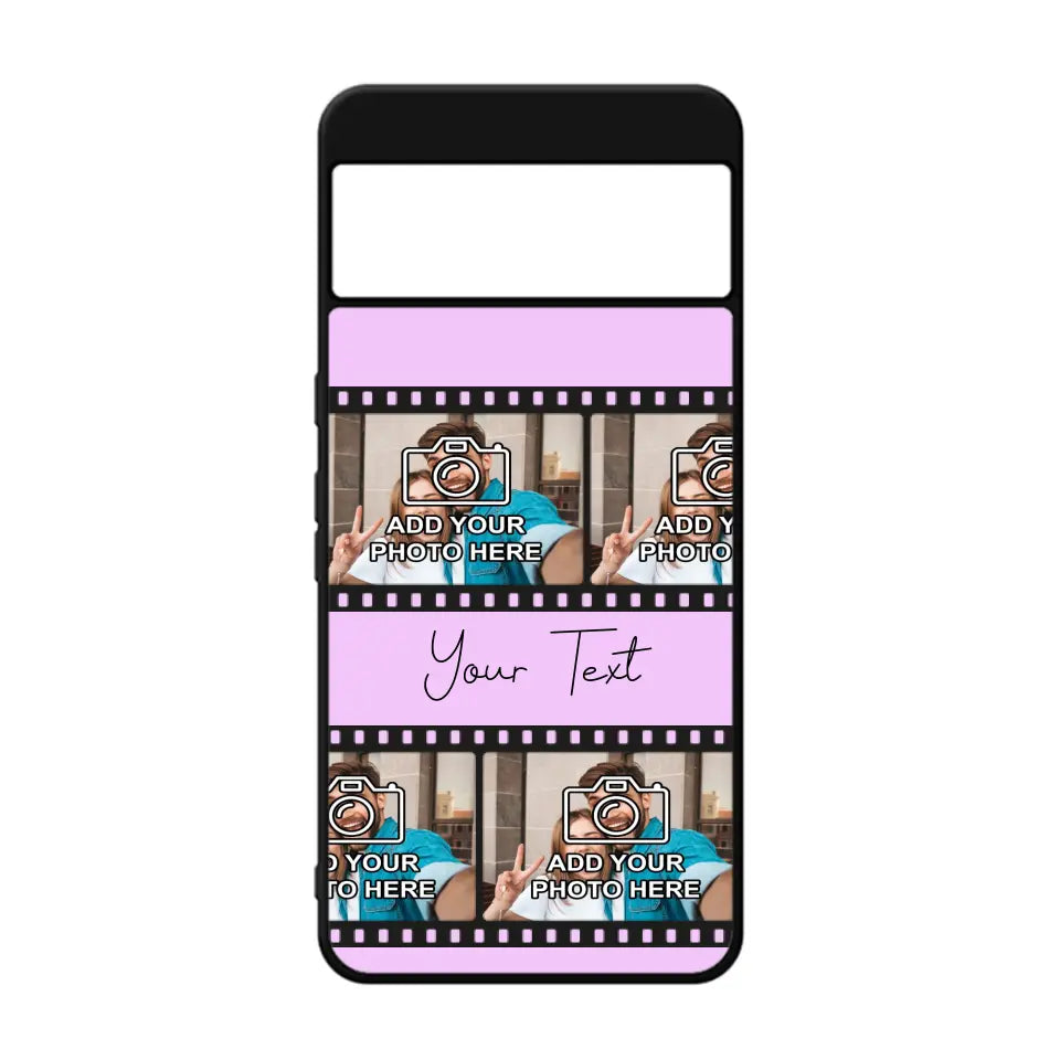 Custom Personalised Film Reel No.3 Rubber TPU Case for iPhone, Samsung & Pixel