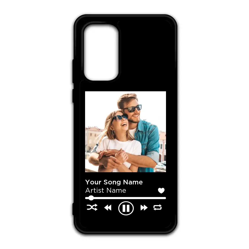 Custom Personalised Spotify Music Player Rubber TPU Case for iPhone, Samsung & Pixel