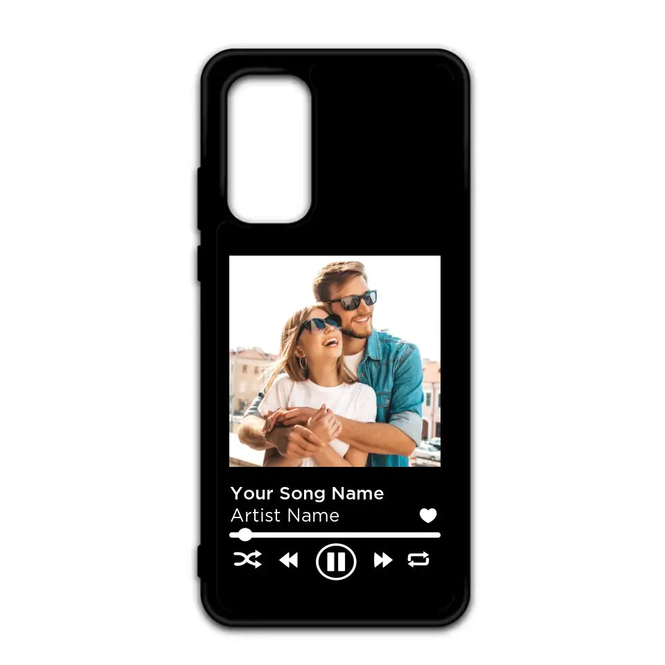 Custom Personalised Spotify Music Player Rubber TPU Case for iPhone, Samsung & Pixel