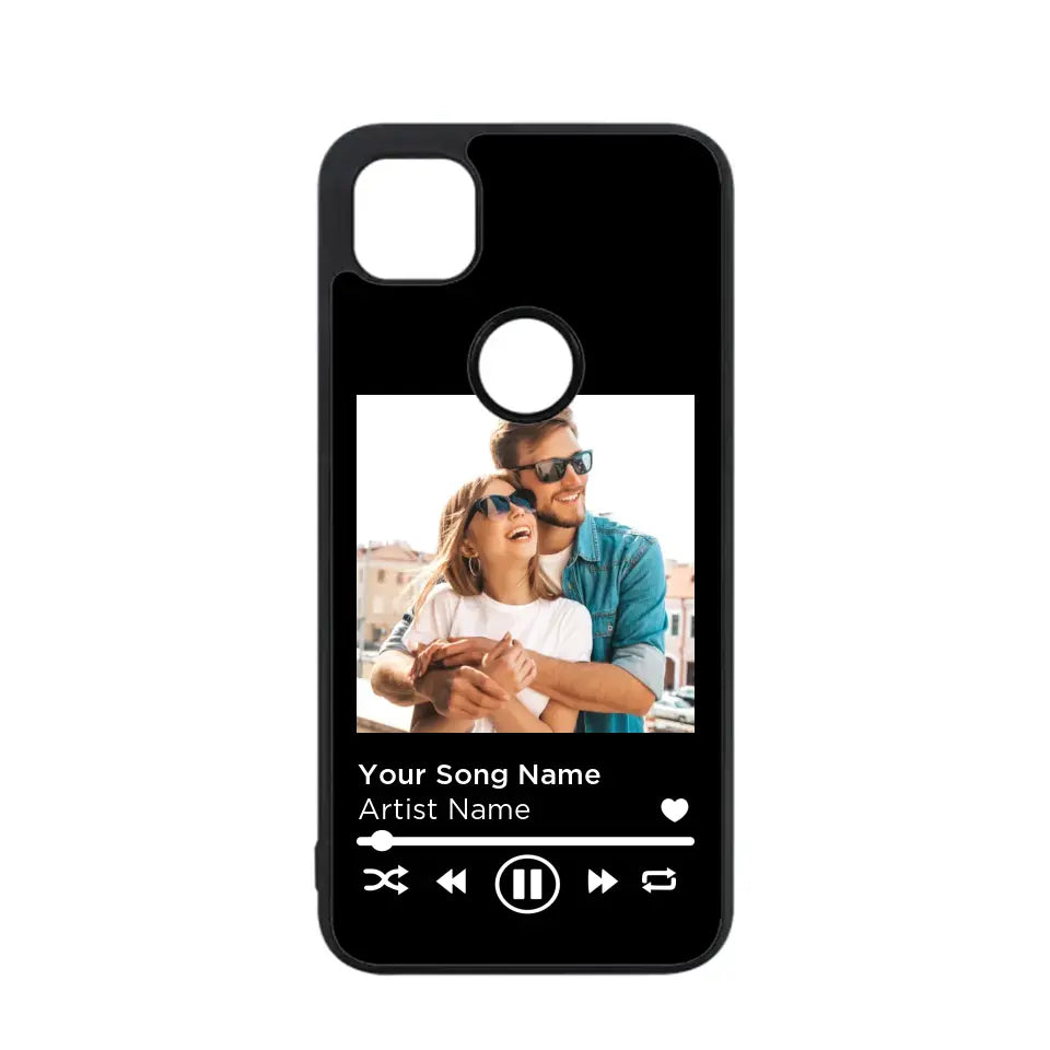 Custom Personalised Spotify Music Player Rubber TPU Case for iPhone, Samsung & Pixel