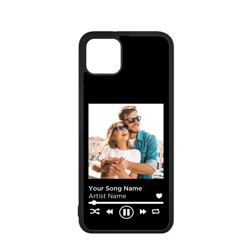 Custom Personalised Spotify Music Player Rubber TPU Case for iPhone, Samsung & Pixel