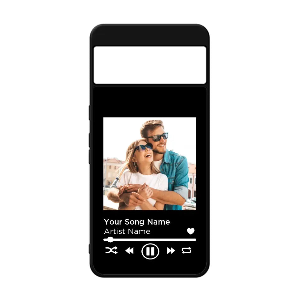 Custom Personalised Spotify Music Player Rubber TPU Case for iPhone, Samsung & Pixel