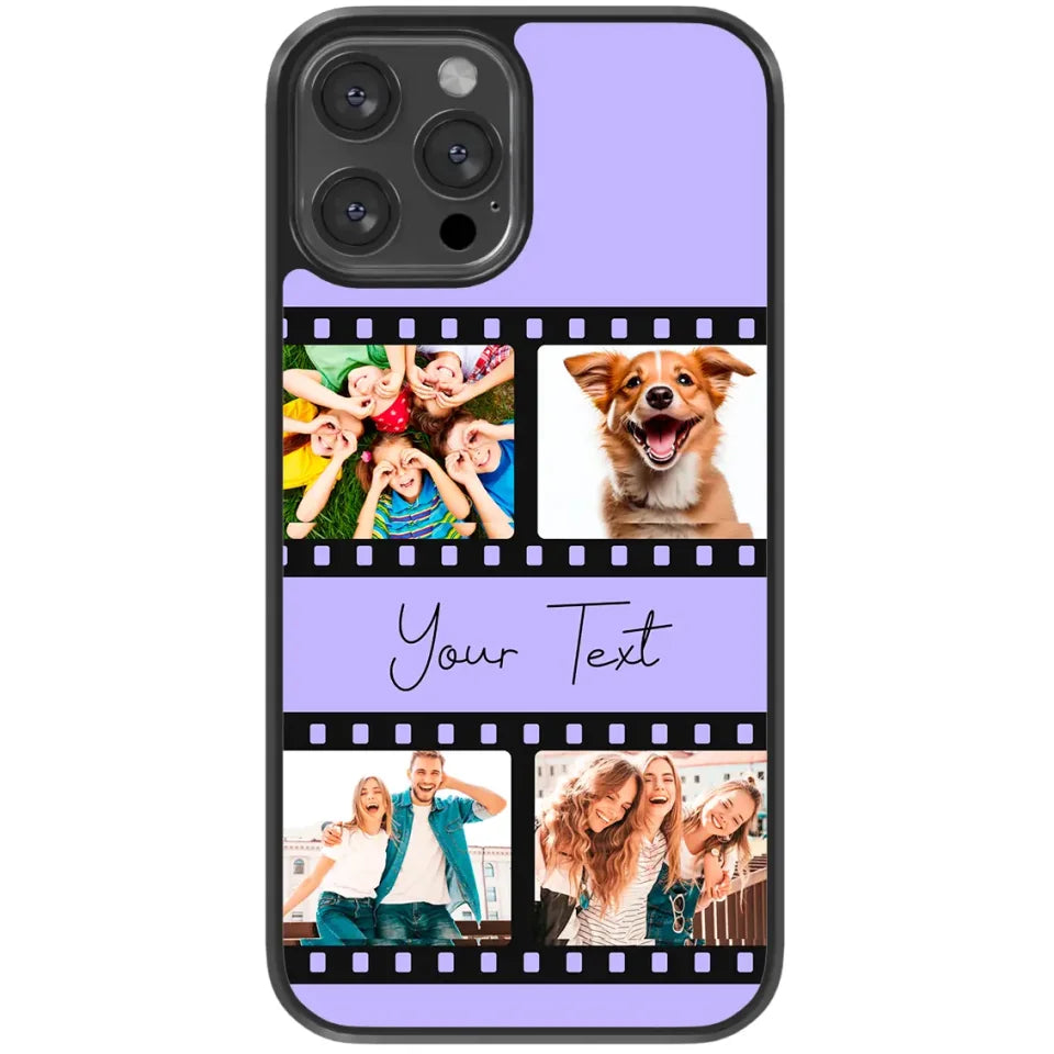 Film Reel No.2 Custom Photos Personalised Rubber TPU Case for iPhone, Samsung & Pixel