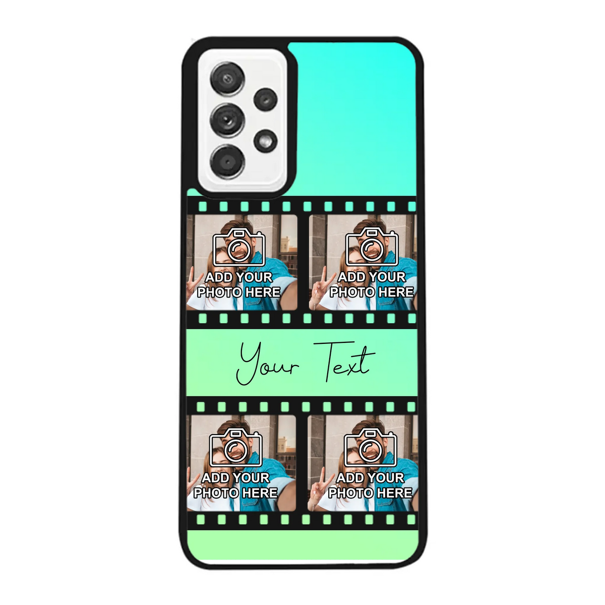 Film Reel No.2 Custom Photos Personalised Rubber TPU Case for iPhone, Samsung & Pixel