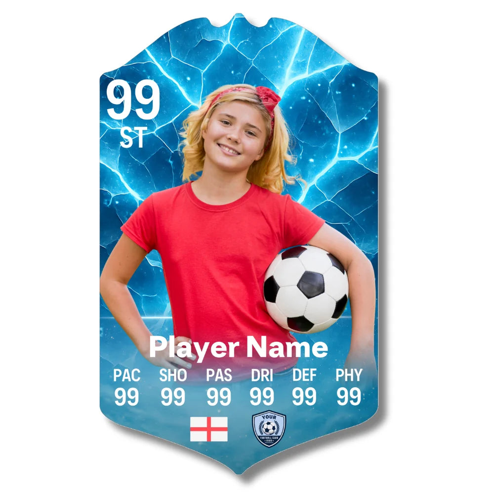 Personalised Football Card - Ice Cold - Ultimate Gift for Football Fans