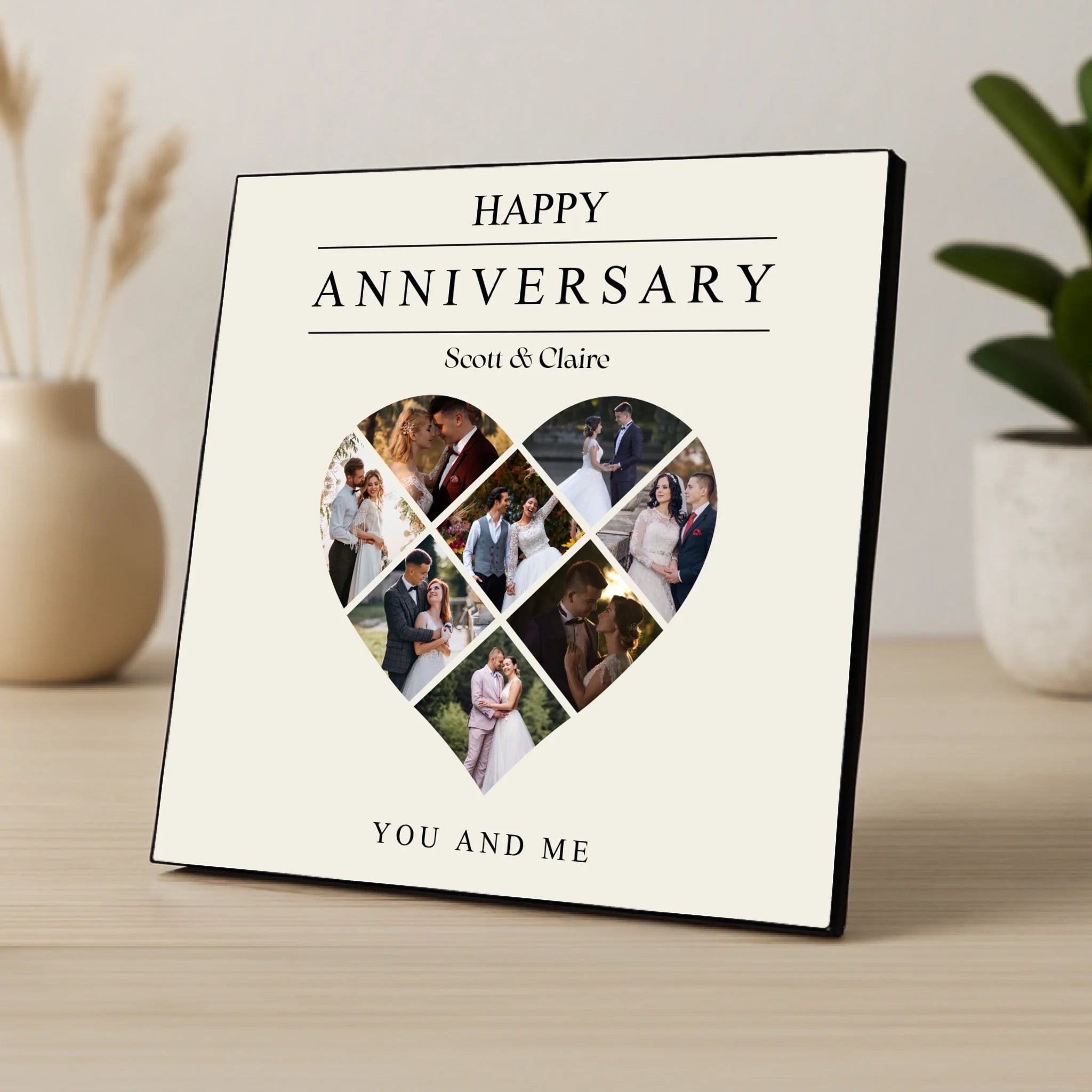 Custom Personalised Photo Panel - Perfect Gift for Couple